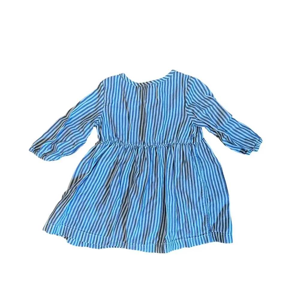 ❤️ 3/$25 Old Navy Striped Nautical Long Sleeve Toddler Dress | 12-18mo